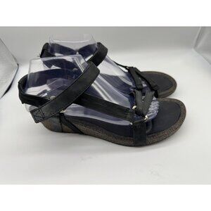 Teva Women's Ysidro Universal Wedge Sandal Black Size 10 1015119